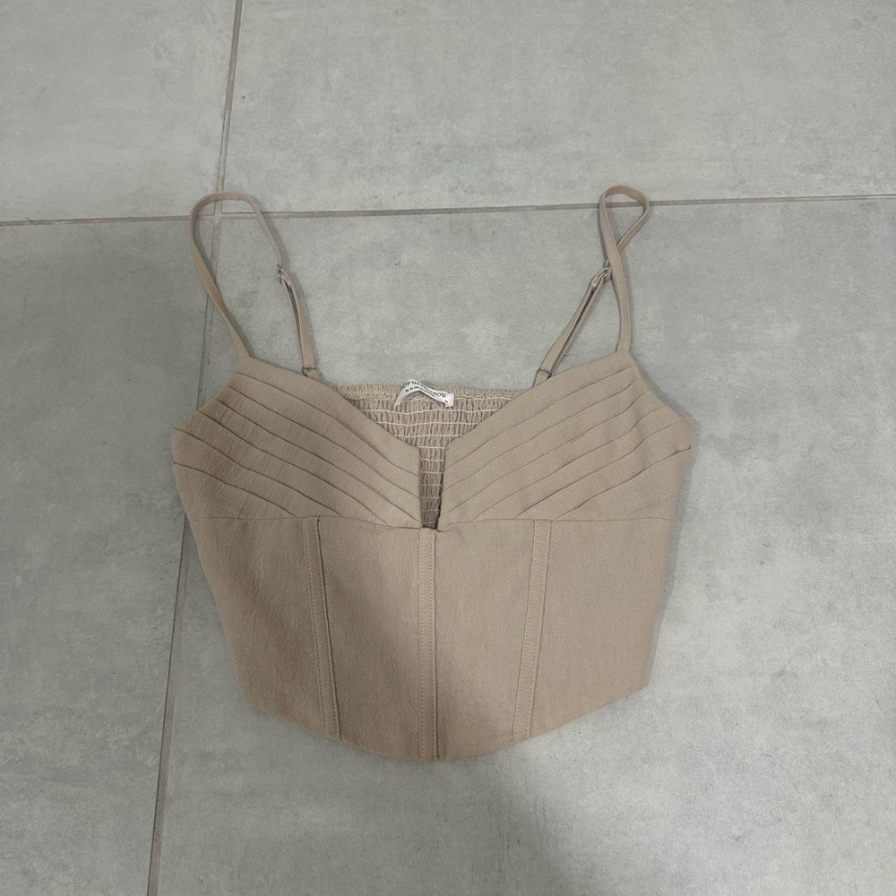 Elegant Tan Women's Top